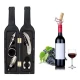 Set cadou in forma de STICLA cu  5 accesorii pentru vin cu 6 piese 32 cm HS