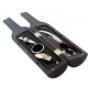 Set cadou in forma de STICLA cu  5 accesorii pentru vin cu 6 piese 32 cm HS