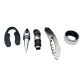 Set cadou in forma de STICLA cu  5 accesorii pentru vin cu 6 piese 32 cm HS