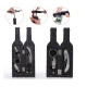 Set cadou in forma de STICLA cu  5 accesorii pentru vin cu 6 piese 32 cm HS