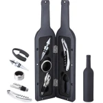 UB Set cadou in forma de STICLA cu  5 accesorii pentru vin cu 6 piese 32 cm LY