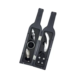 UB Set cadou in forma de STICLA cu  5 accesorii pentru vin cu 6 piese 32 cm LY