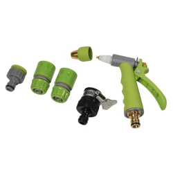 Set cap pentru furtun/conectori VERDE multifunctional