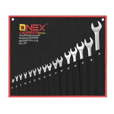 Set chei fixe combinate Onex 6 / 36mm cu 16 piese Cr V OX 251