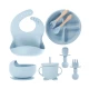 Set complet din silicon pentru diversificare bebelusi si copii COLORAT