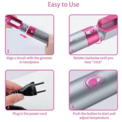 Set complet PH 6080 ingrijire par cu perie rotativa/perie ondulatoare/uscator