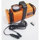 Set compresor ORANGE si 3 adaptoare pentru umflat mingi si saltele
