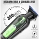 Set cu aparat de tuns fara fir VGR V 995 cu 4 distantiere autonomie 300min 2000mAh