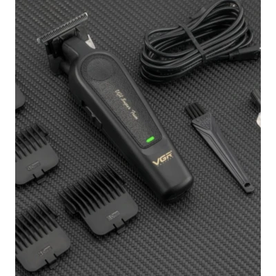 Set cu aparat de tuns fara fir VGR V 995 cu 4 distantiere autonomie 300min 2000mAh