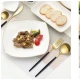 Set de 24 tacamuri elegante si rafinate cu un finisaj luxos NEGRU cu AURIU