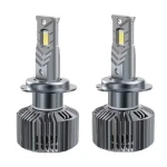 Set de 2 becuri led auto V68 H7 pentru camion 24V putere 45W temperatura 6000K 8000lm