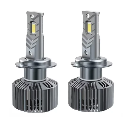 Set de 2 becuri led auto V68 H7 pentru camion 24V putere 45W temperatura 6000K 8000lm