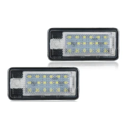 Set de 2 Lampi numar LED pentru Audi A3  S3  A4 B7 S4 B7  RS4 B7  A6 C6  RS6 C6  A5