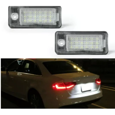 Set de 2 Lampi numar LED pentru Audi A3  S3  A4 B7 S4 B7  RS4 B7  A6 C6  RS6 C6  A5