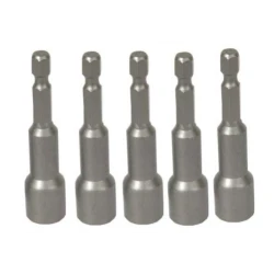 Set de 5 biti tubulari magnetici 1/4