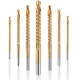Set de 6 burghii AURII din Otel de la M3 la M10