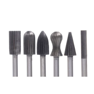 UB Set de 6 freze pentru metal diferite modele coada de 6mm