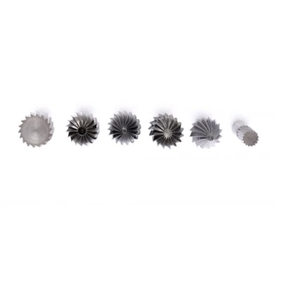 UB Set de 6 freze pentru metal diferite modele coada de 6mm
