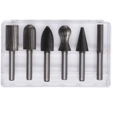 UB Set de 6 freze pentru metal diferite modele coada de 6mm