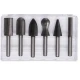 UB Set de 6 freze pentru metal diferite modele coada de 6mm