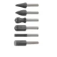 UB Set de 6 freze pentru metal diferite modele coada de 6mm