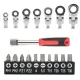 Set de chei cu clichet cap flexibil de 20 buc cu cap Torx de 8 mm-19 mm