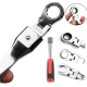 Set de chei cu clichet cap flexibil de 20 buc cu cap Torx de 8 mm-19 mm