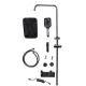 Set de dus multifunctional tip ploaie cu afisare digitala si cu termostat