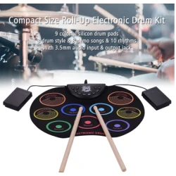 Set de tobe electronice pliabile de dimensiune portabilă 9 Pad 