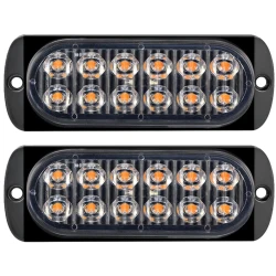Set doua proiectoare cu 12 Leduri 36W 2 Fire Lampi Gabarit