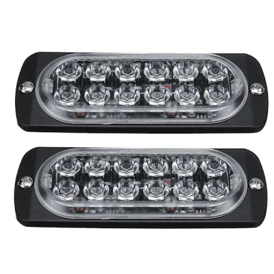Set doua proiectoare cu 12 Leduri 36W 2 Fire Lampi Gabarit
