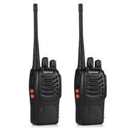 Set doua statii radio emisie receptie portabile Baofeng BF 888S 