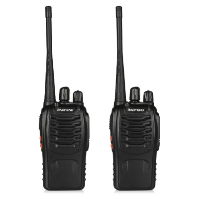 Set doua statii radio emisie receptie portabile Baofeng BF 888S