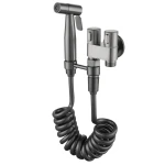 Set Dus Igienic Pentru Bideu sau Vas WC cu Furtun Extensibil si Toate Accesoriile Incluse