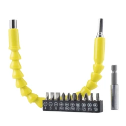 Set extensor flexibil pentru masina de insurubat cu 10 biti si adaptor