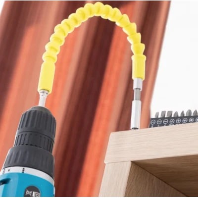 Set extensor flexibil pentru masina de insurubat cu 10 biti si adaptor