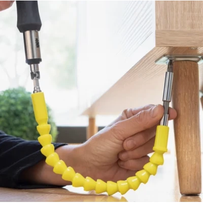 Set extensor flexibil pentru masina de insurubat cu 10 biti si adaptor