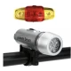 Set far si stop bicicleta XY 108 far tip lanterna detasabil stop in 2 culori