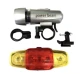 Set far si stop bicicleta XY 108 far tip lanterna detasabil stop in 2 culori