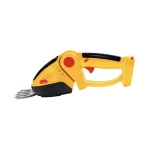 Set foarfeca electrica gradinarit taiere si finisare unghi reglabil 24V lama 30cm galben