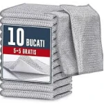 Set Lavete din microfibra cu doua straturi anti zgarieturi 5+5 Gratis
