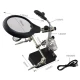 Set Lupa Andowl Q GJ5 Cleme pentru maini ajutatoare cu LED