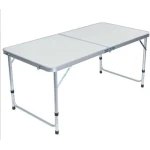 Set Masa plianta pentru camping gradina cu 4 scaune alb
