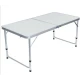Set Masa plianta pentru camping gradina cu 4 scaune alb
