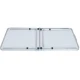 Set Masa plianta pentru camping gradina cu 4 scaune alb
