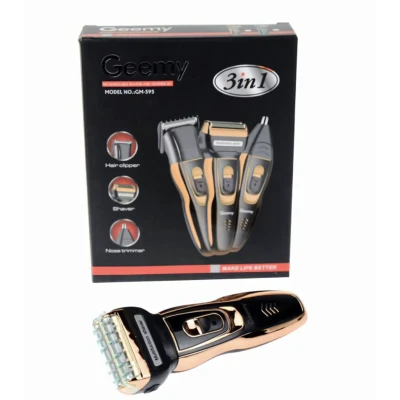 Set masina de tuns si ras 3 in 1 Geemy GM 595