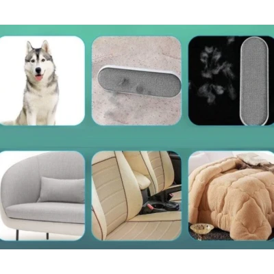 Set Perie si accesoriu Andowl Q T156 pentru indepartarea parului de animale 