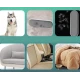Set Perie si accesoriu Andowl Q T156 pentru indepartarea parului de animale 