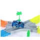 Set pista magica cu 2 masinute Amazing Tracks  Include 360 de piese