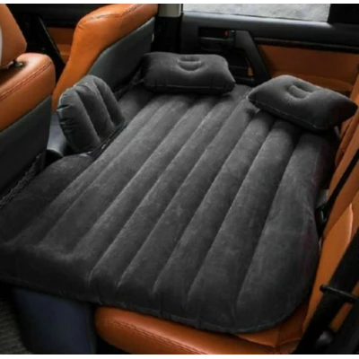 Set saltea auto pentru dormit 2 perne si pompa electrica